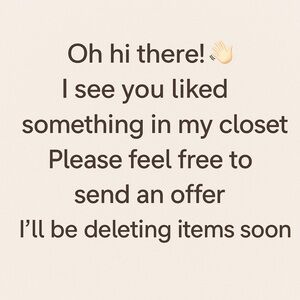 Taking offers !